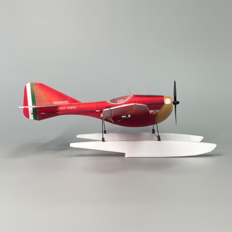 LISA Magnificent Italian Vintage Sea-plane micro 4CH RC airplane kit created by Jurgen Bestenlehner