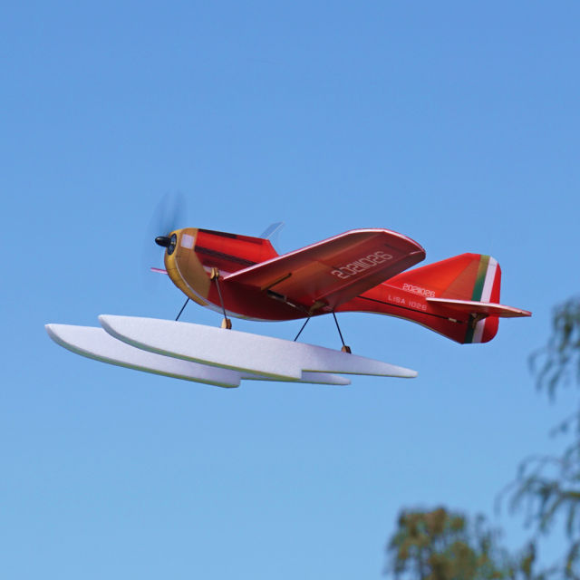 Seaplane Kit LISA Magnificent Italian Vintage Sea-plane Q-series 4CH RC airplane kit