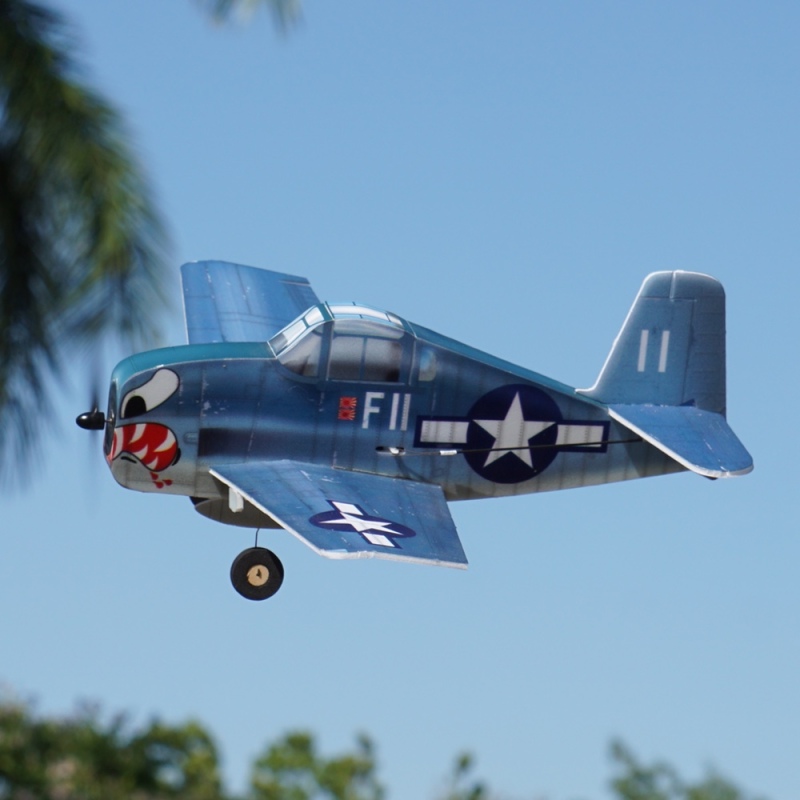 F6F Hellcat Q-series 4CH RC airplane smallest 4CH airplane in the market!