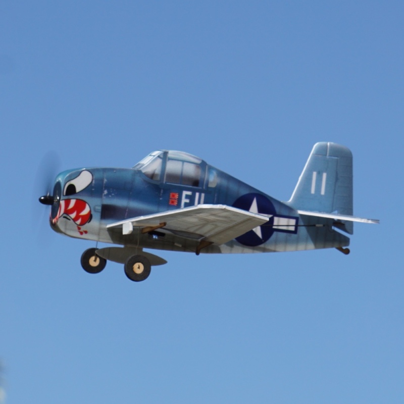 F6F Hellcat Q-series 4CH RC airplane smallest 4CH airplane in the market!