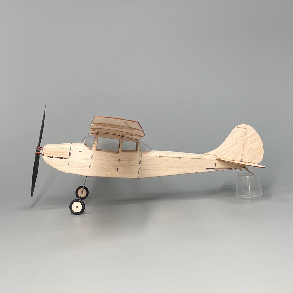 Cessna L19 Birddog Vintage Balsa 3CH 460mm micro RC aircraft kit