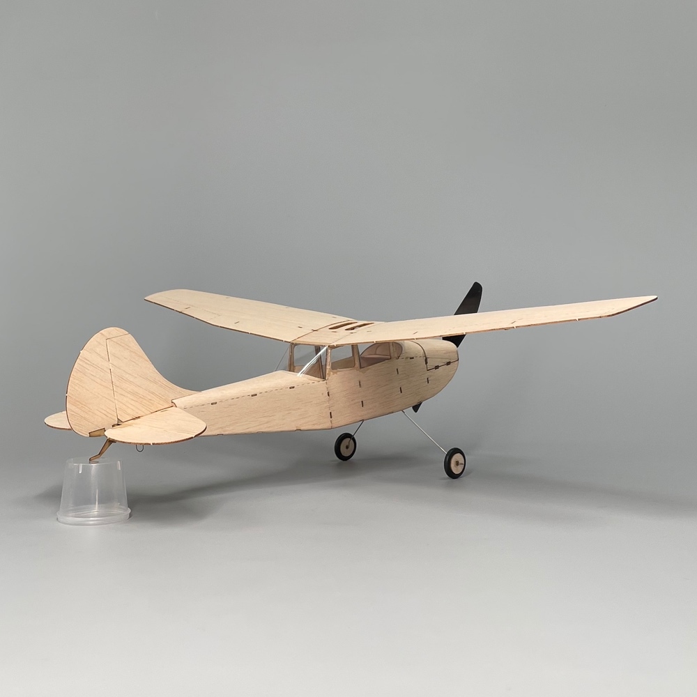 Cessna L19 Birddog Vintage Balsa 3CH 460mm micro RC aircraft kit