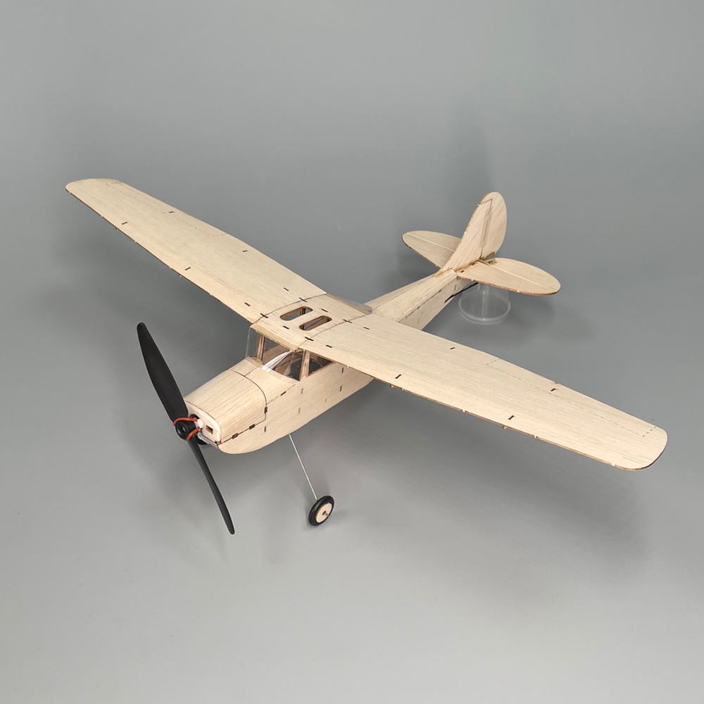 MinimumRC Cessna L19 Birddog Vintage Balsa 3CH 460mm micro RC aircraft kit