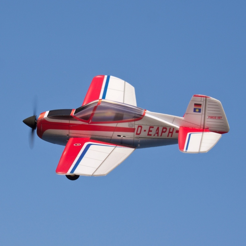 Pinkus Racer Aerobatic 4CH 320mm micro RC aircraft created by Hilmar Lange