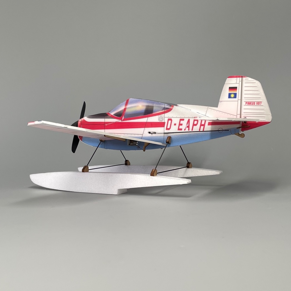 Pinkus Float Aerobatic 4CH 320mm micro RC aircraft created by Hilmar Lange