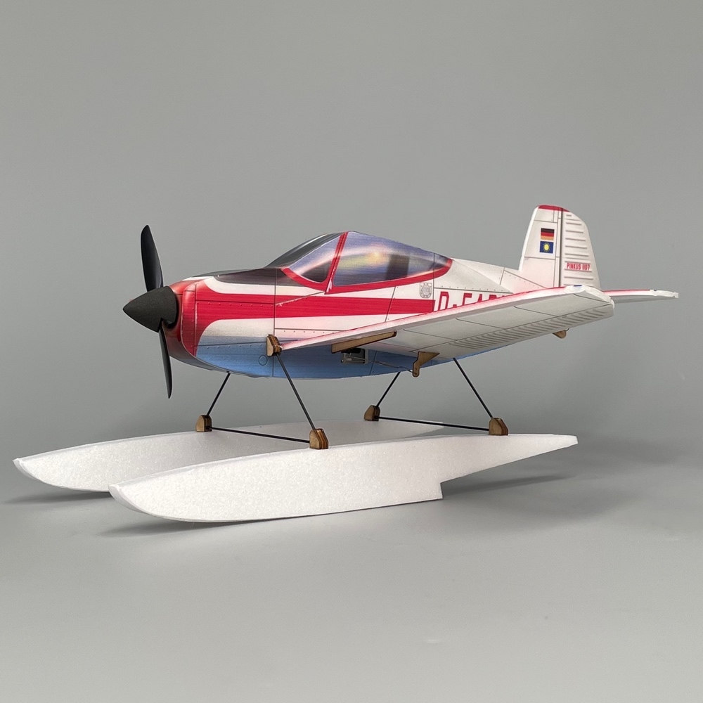 Pinkus Float Aerobatic 4CH 320mm micro RC aircraft created by Hilmar Lange