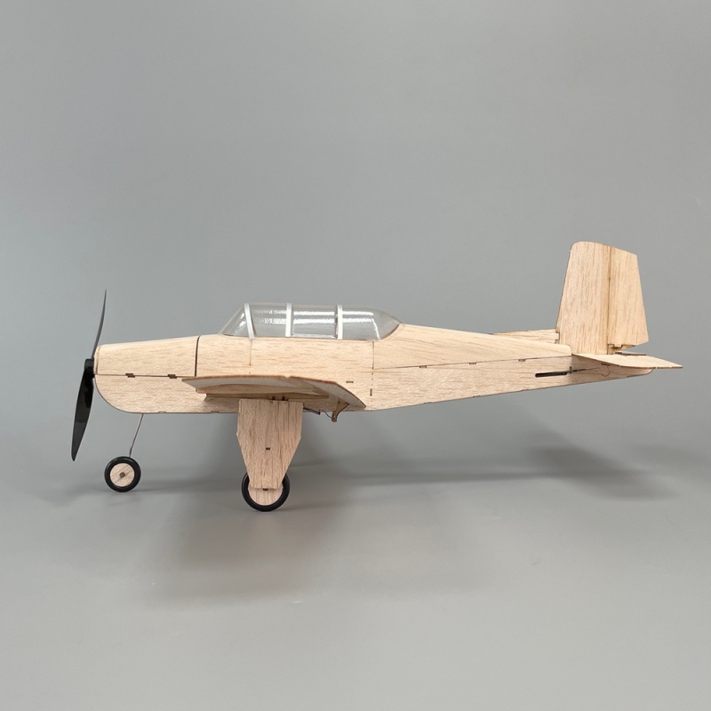 T-34 Mentor Vintage Balsa 4CH 460mm micro RC aircraft kit