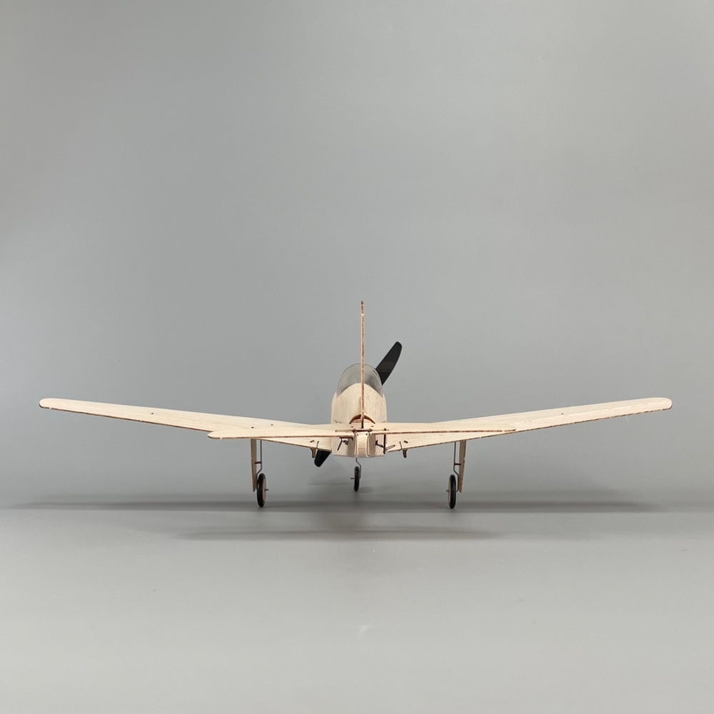 T-34 Mentor Vintage Balsa 4CH 460mm micro RC aircraft kit