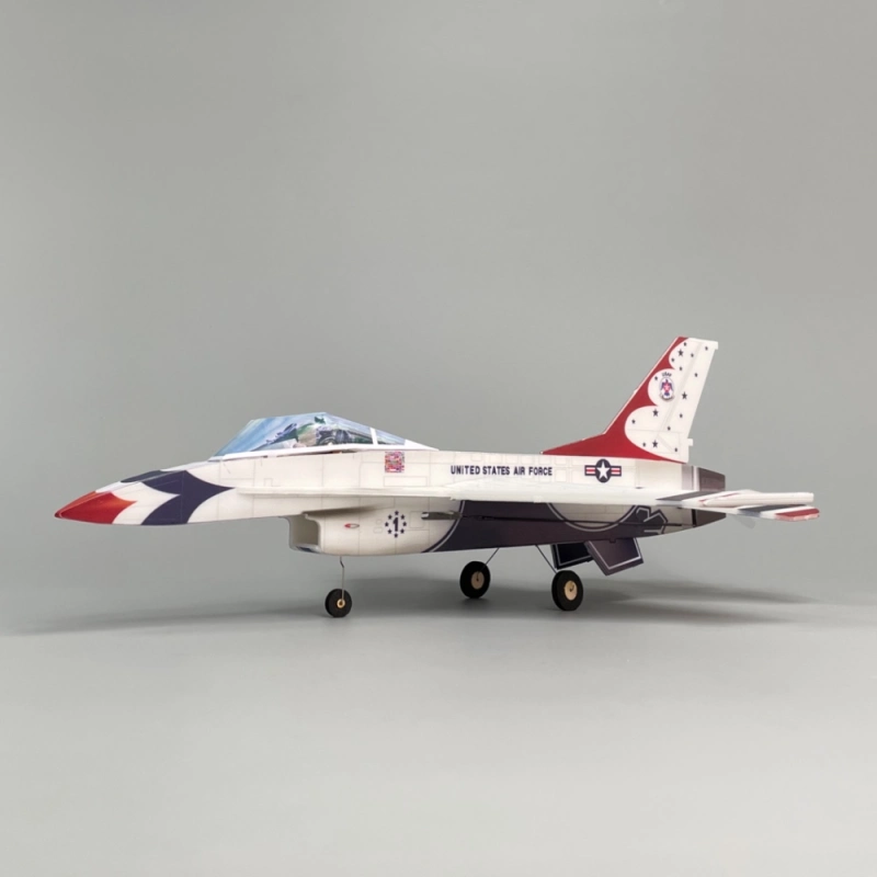 F16 Thunderbird 3CH all-moving tail 250mm pusher micro RC aircraft kit