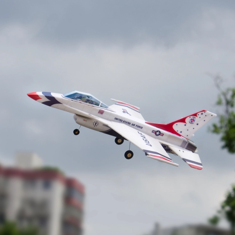 F16 Thunderbird 3CH all-moving tail 250mm pusher micro RC aircraft kit