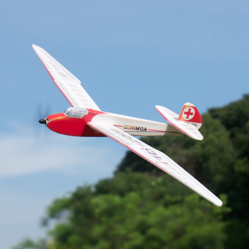 Minimoa Glider gull-wing 700mm micro RC aircraft kit