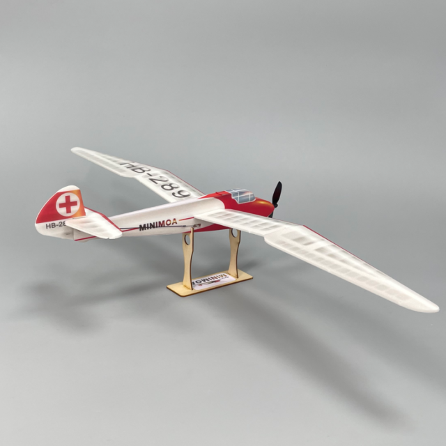 Minimoa Glider gull-wing 700mm micro RC aircraft kit