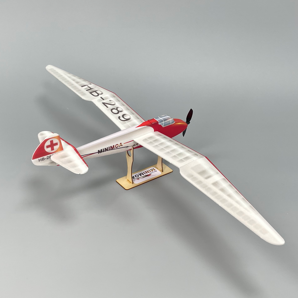 Minimoa Glider gull wing 700mm micro RC aircraft kit