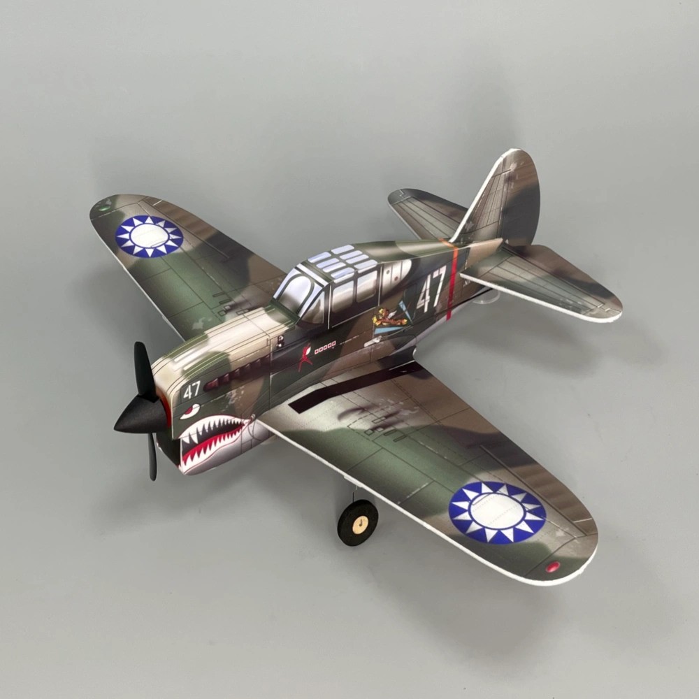 Flying Tiger チェリー柄　マイクロビーズ　クッション　連結可　4個 P-40 Flying tigers fighter 4CH 320mm micro RC aircraft kit