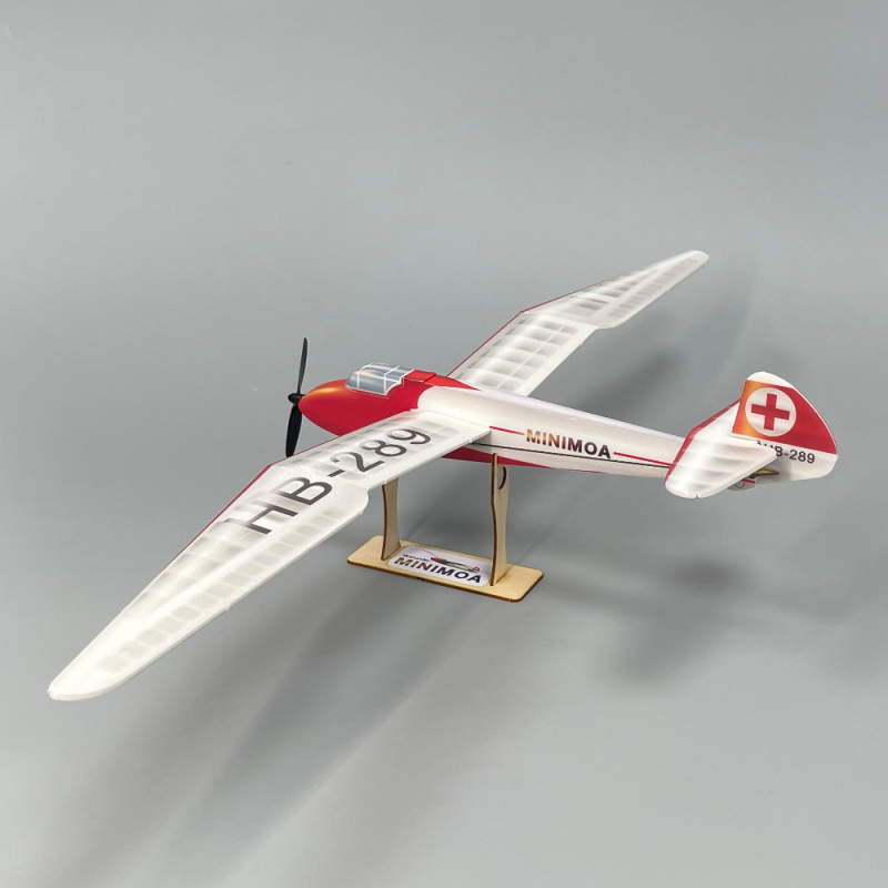 Minimoa Glider gull-wing 700mm micro RC aircraft kit