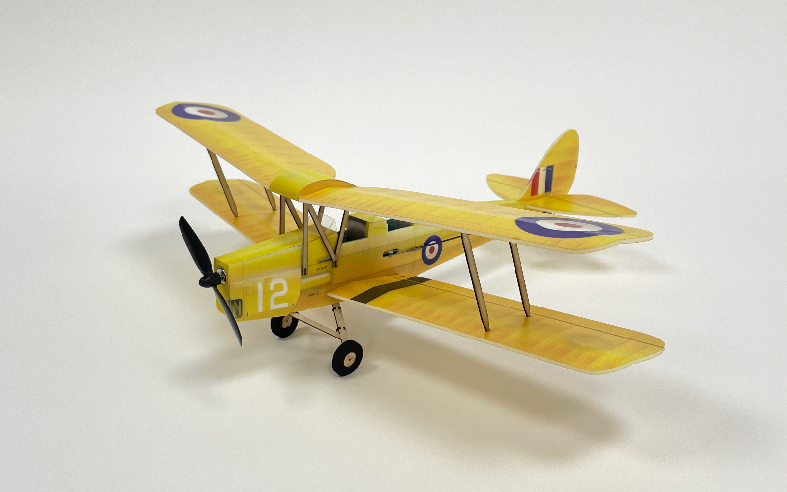 Maquette Avion D.H. 82A Tiger Moth jeux et jouets Royan Ikaipaka