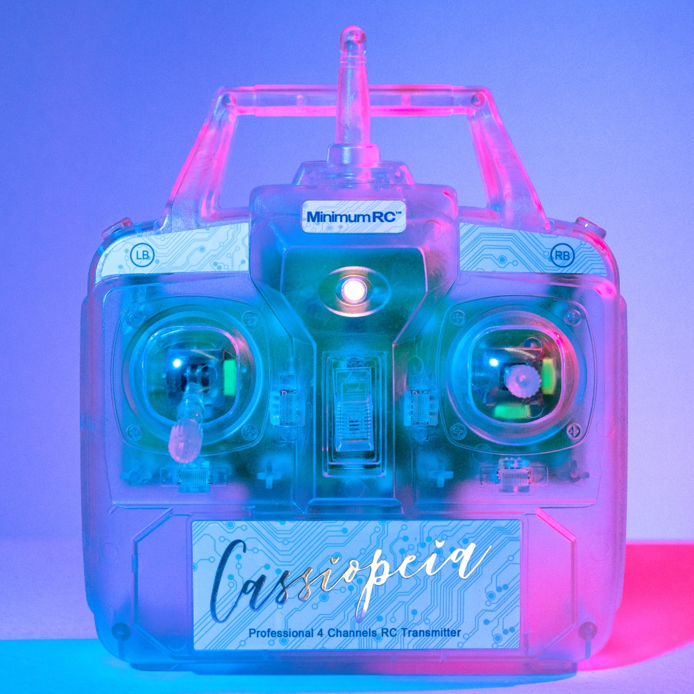 MinimumRC Cassiopeia 4+1CH RC transmitter with micro receiver