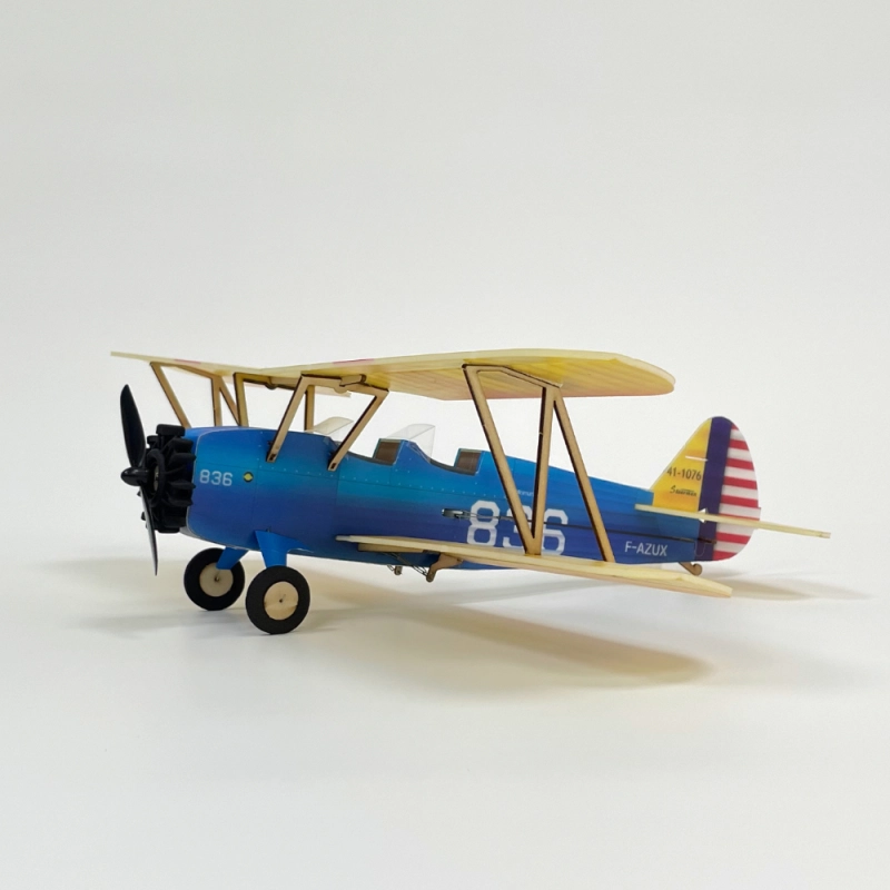 PT-17 Stearman Micro Scale 4CH 360mm RC airplane kit