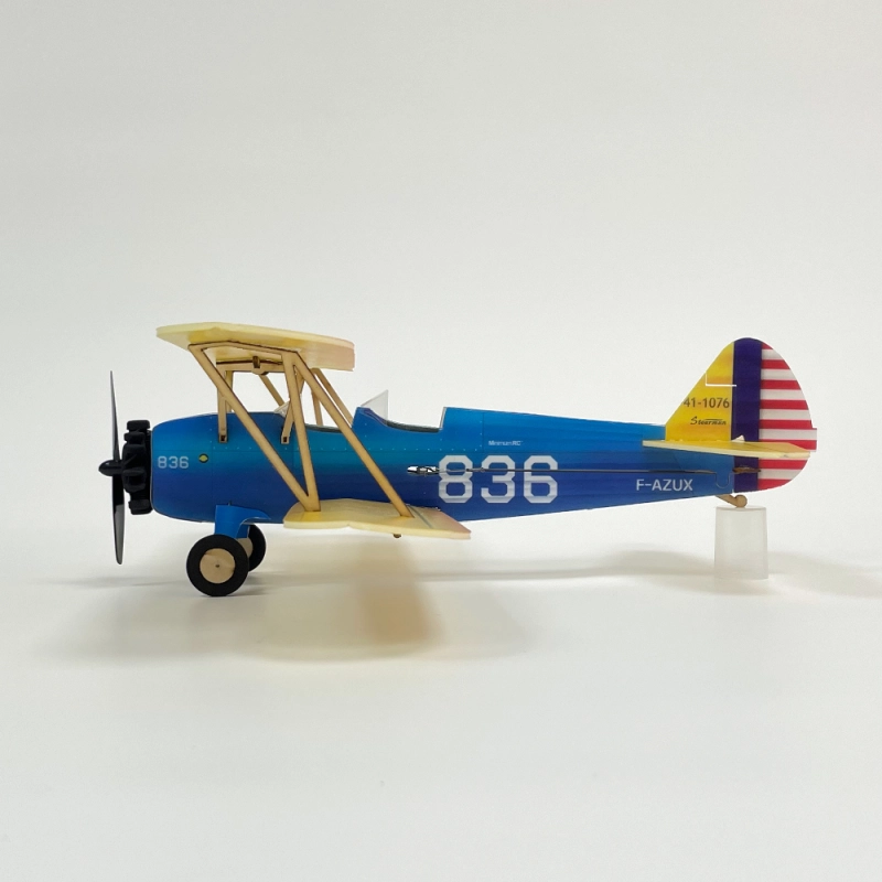 PT-17 Stearman Micro Scale 4CH 360mm RC airplane kit