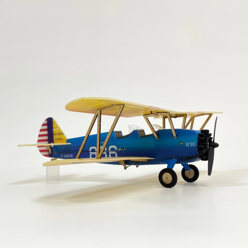 PT-17 Stearman Micro Scale 4CH 360mm RC airplane kit