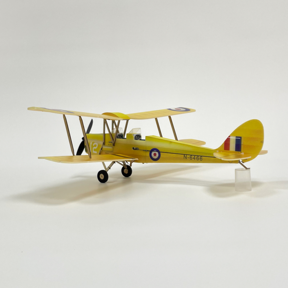 Tigermoth DH-82A Micro Scale 4CH 360mm RC airplane kit