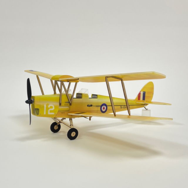 Tigermoth DH-82A Micro Scale 4CH 360mm RC airplane kit