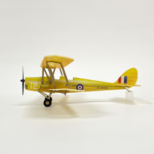 Tigermoth DH-82A Micro Scale 4CH 360mm RC airplane kit