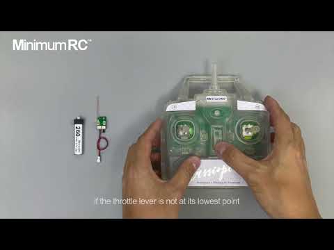 MinimumRC Cassiopeia 4+1CH RC transmitter with micro receiver