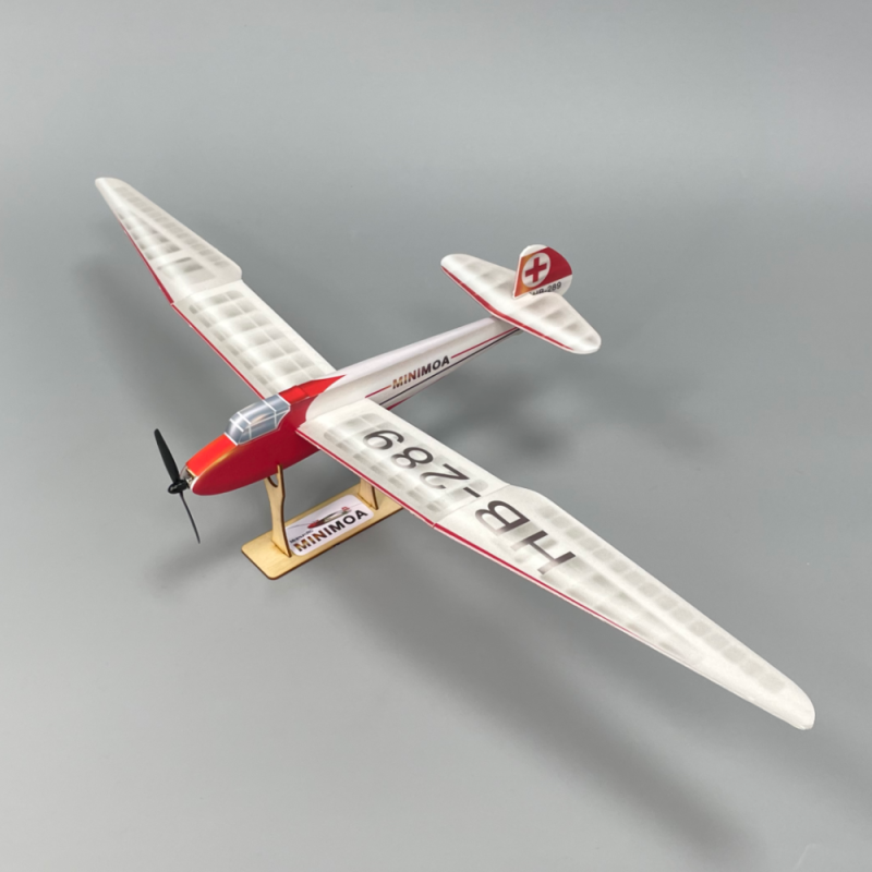 Minimoa Glider gull-wing 700mm micro RC aircraft kit