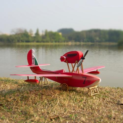 Flyable Micro Airplane Tigermoth DH-82A Micro Scale 4CH 360mm RC airplane kit