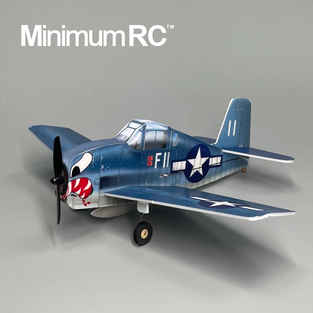 [US] F6F Hellcat Q-series 4CH RC airplane smallest 4CH airplane in the ...