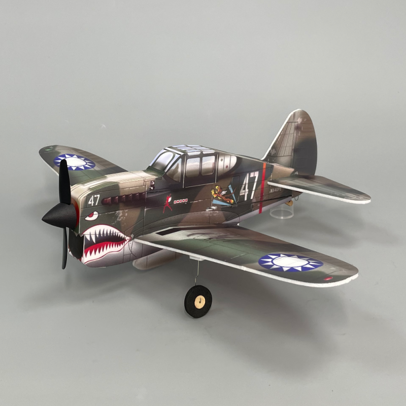 P40 Flying tigers fighter Q-series 4CH 320mm micro RC aircraft kit