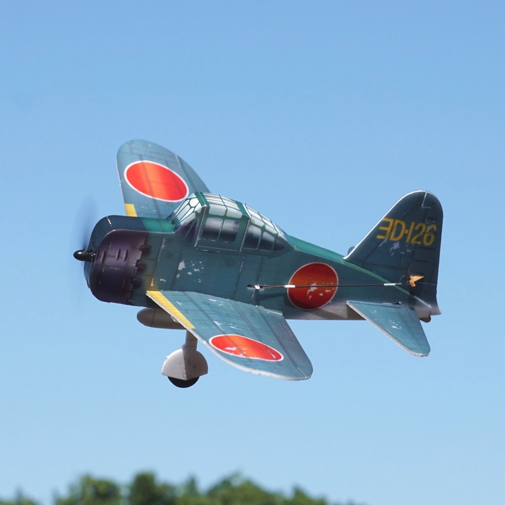 [US] A6M5-Zero Q-series 4CH RC airplane smallest 4CH airplane in the ...