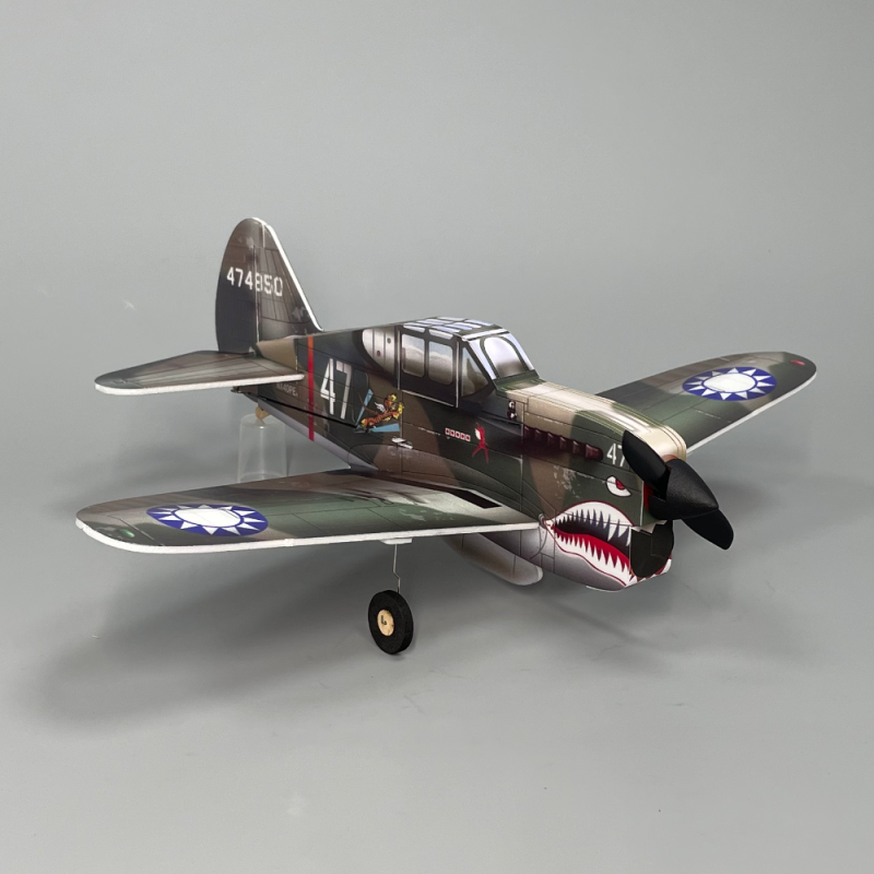 P40 Flying tigers fighter Q-series 4CH 320mm micro RC aircraft kit