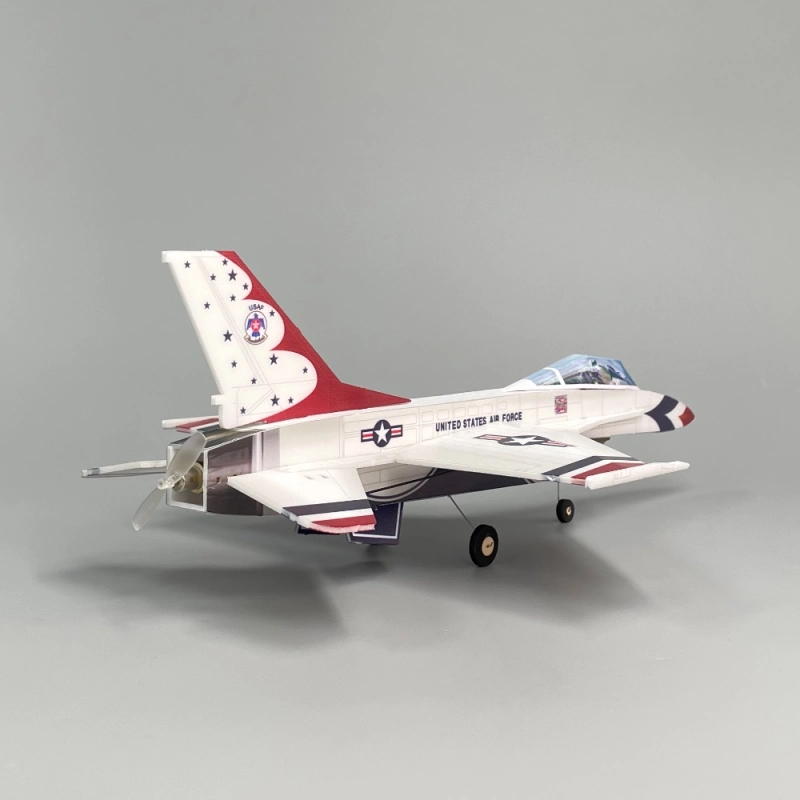 F16 Thunderbird 3CH all-moving tail 250mm pusher micro RC aircraft kit