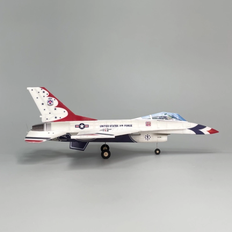 F16 Thunderbird 3CH all-moving tail 250mm pusher micro RC aircraft kit