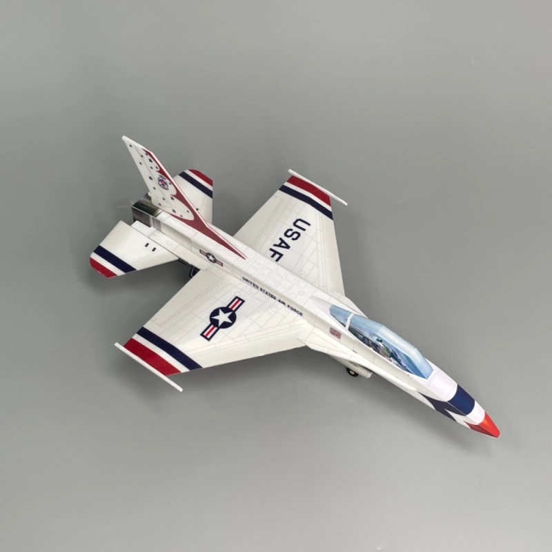 F16 Thunderbird 3CH all-moving tail 250mm pusher micro RC aircraft kit