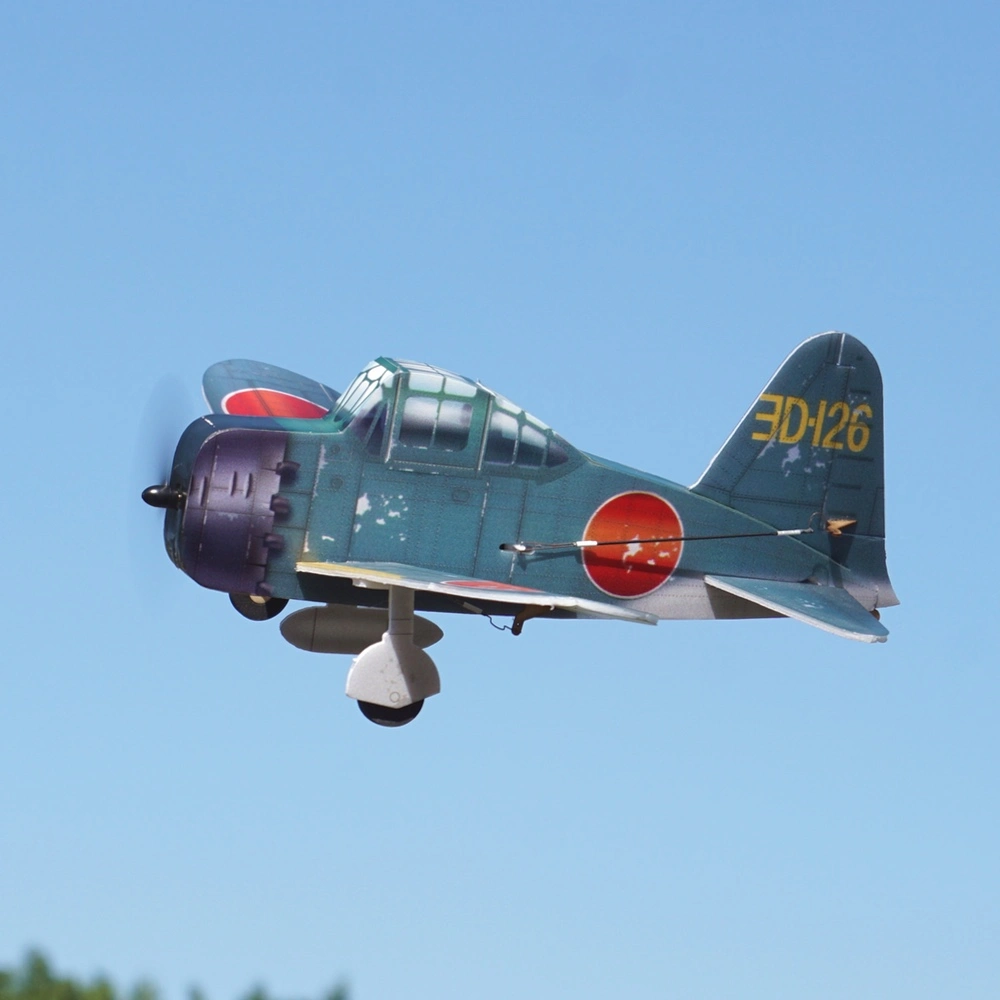 [US] A6M5-Zero Q-series 4CH RC airplane smallest 4CH airplane in the ...