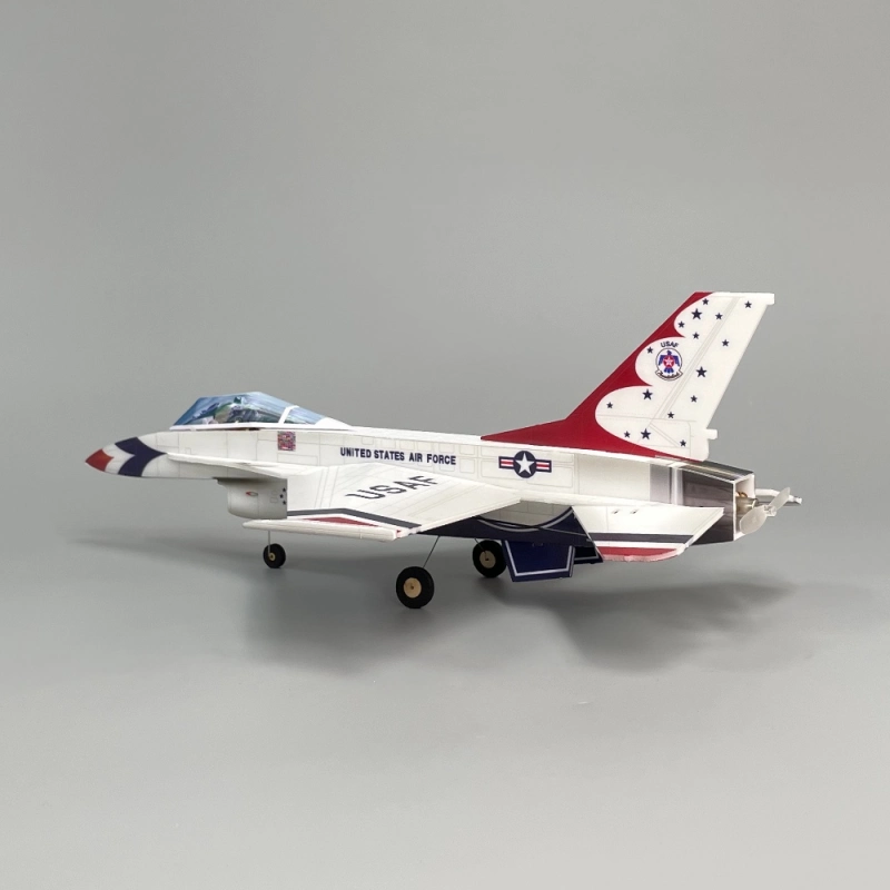 F16 Thunderbird 3CH all-moving tail 250mm pusher micro RC aircraft kit