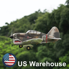 [US] P40 Flying tigers fighter Q-series 4CH 320mm micro RC aircraft kit