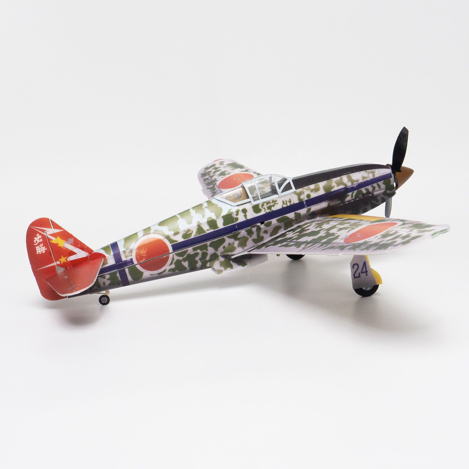 生田無線IKUTA KAWASAKI TONY 60クラス RC Ki-61 Tony 5CH Aircraft with Retractable Landing Gear