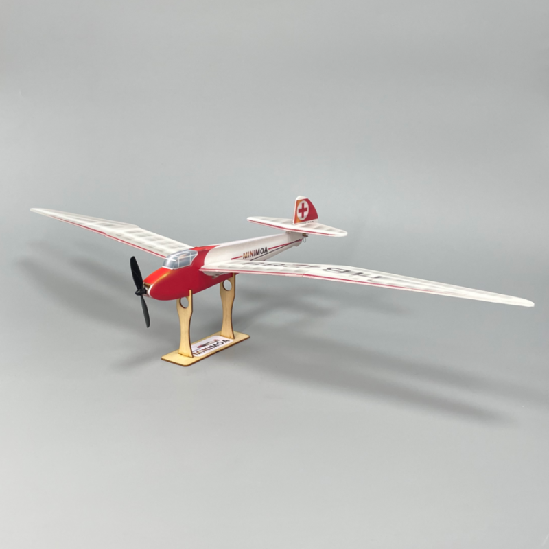 Minimoa Glider gull-wing 700mm micro RC aircraft kit