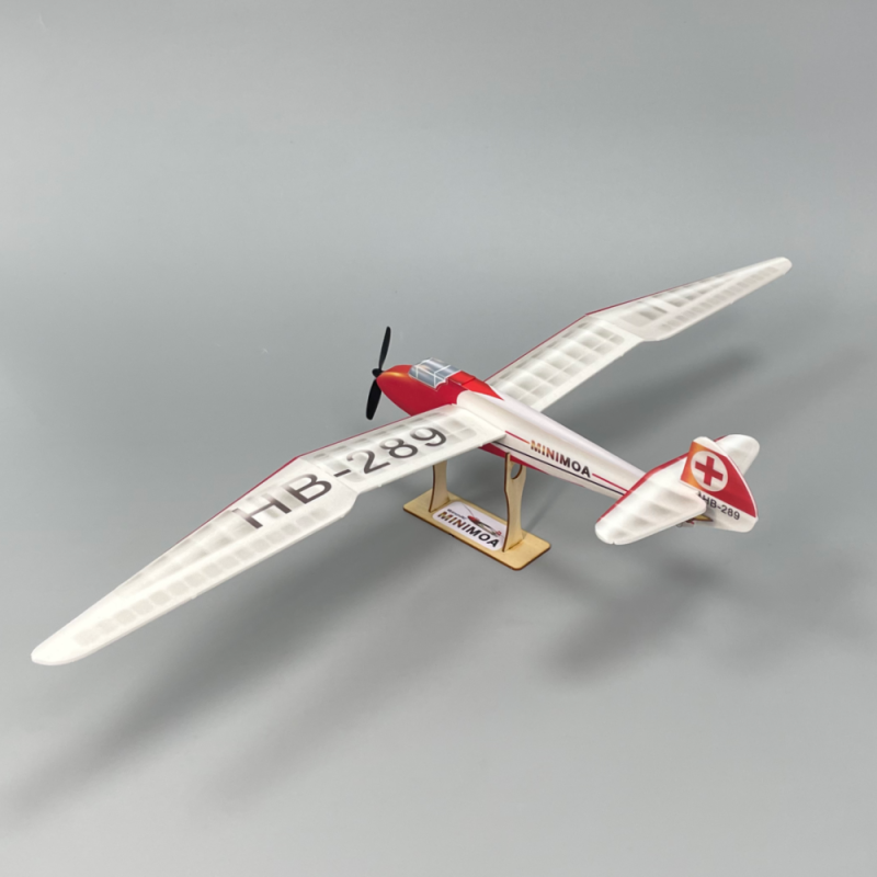 Minimoa Glider gull-wing 700mm micro RC aircraft kit