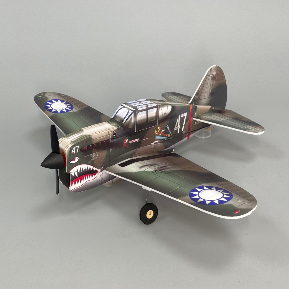 P40 Flying tigers fighter Q-series 4CH 320mm micro RC aircraft kit