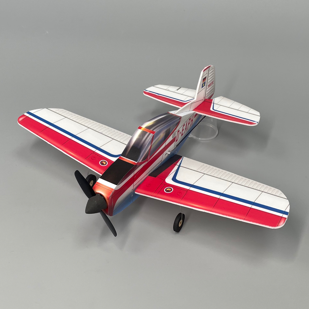Pinkus Racer Aerobatic 4CH 320mm micro RC aircraft created by Hilmar Lange