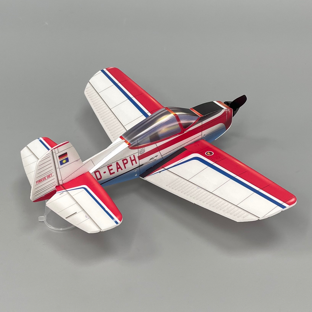 Pinkus Racer Aerobatic 4CH 320mm micro RC aircraft created by Hilmar Lange