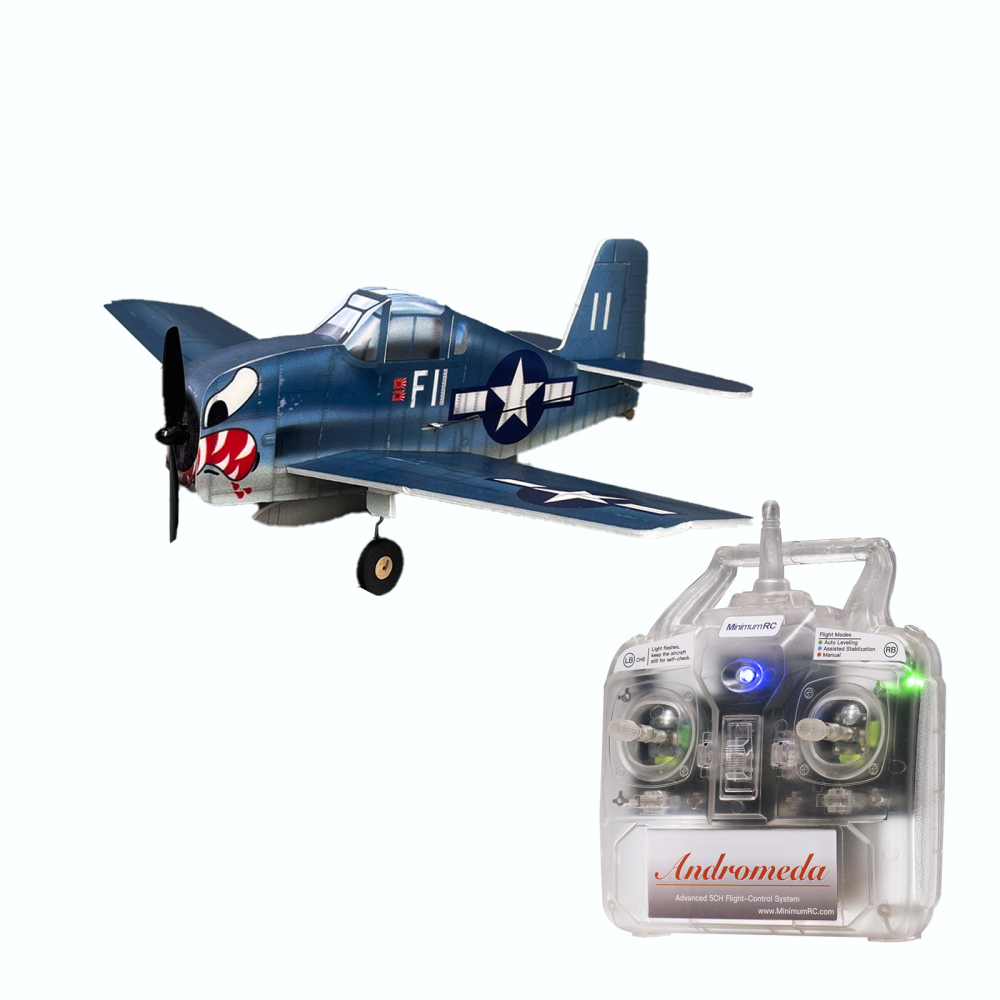 F6F Hellcat Q-series 4CH RC airplane smallest 4CH airplane in the market!