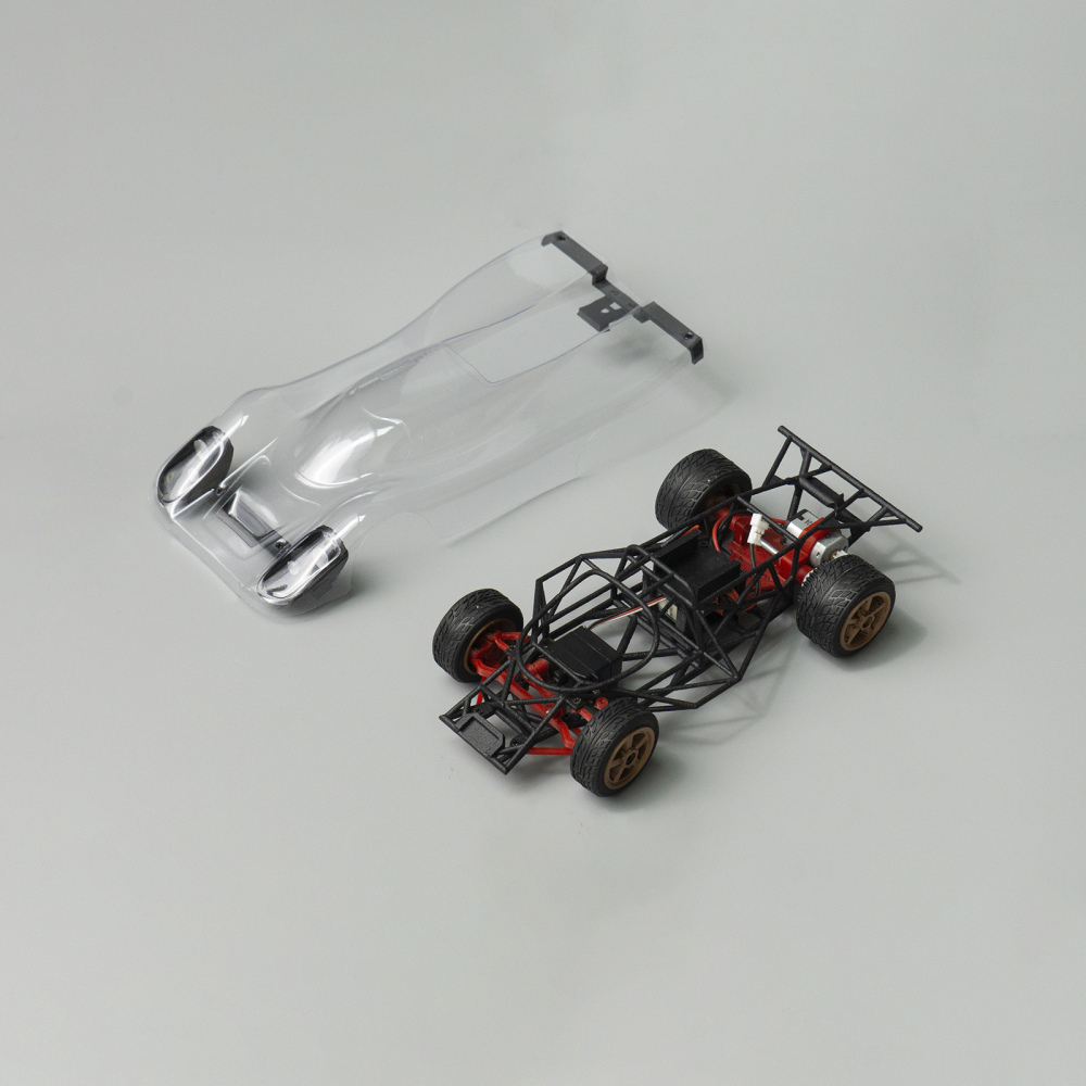 Lemara 1:28 Tubular Chassis RC Lemans Racer KIT /PNP