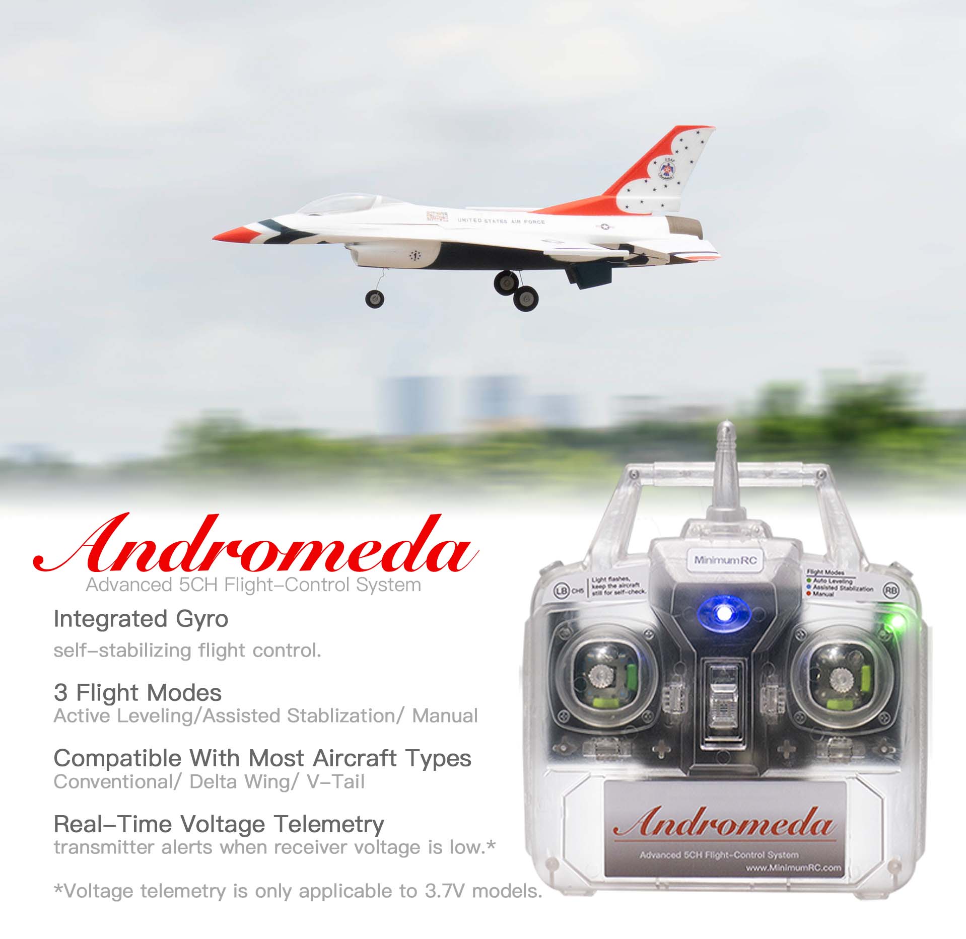 F-16 Thunderbird 30mm EDF Jet RTF