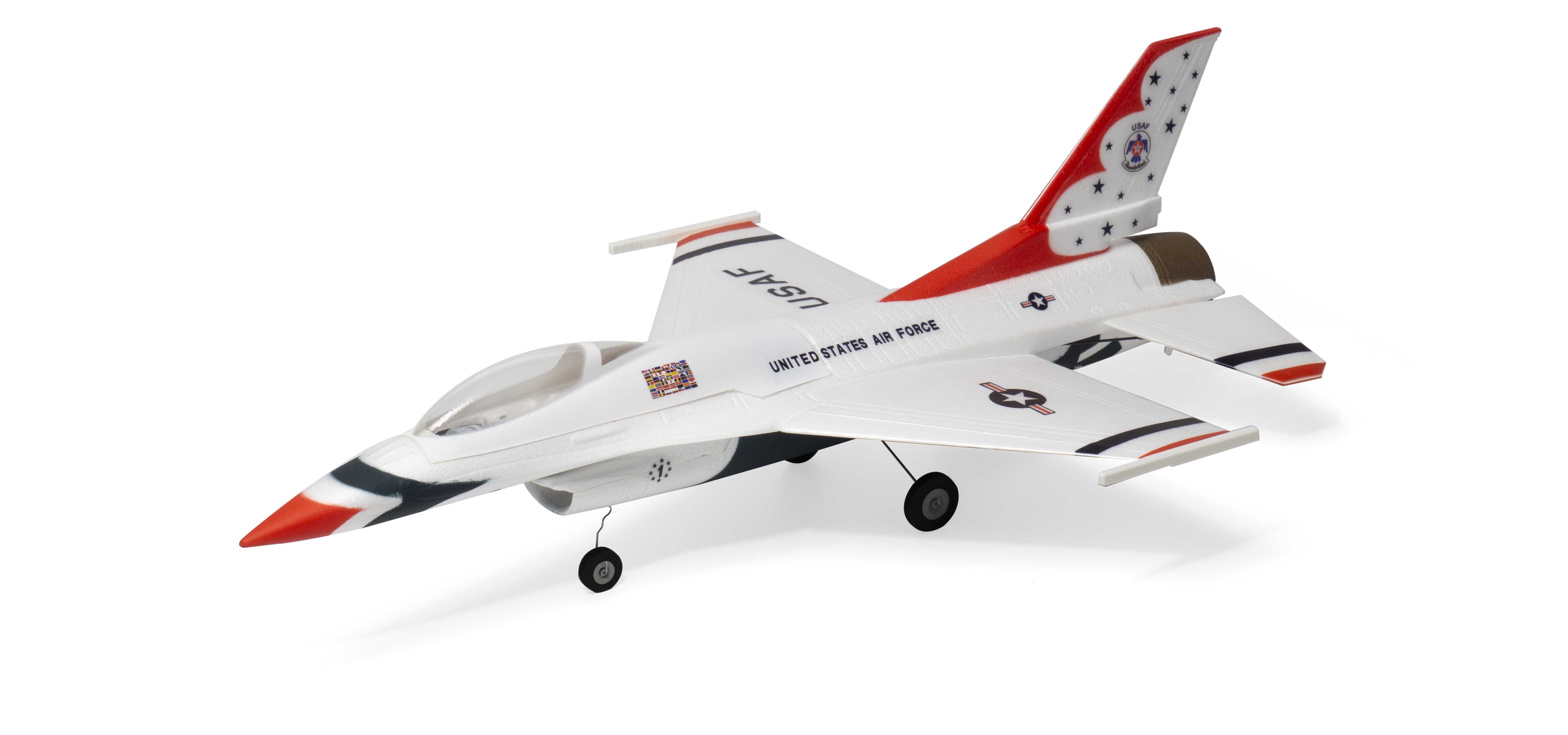 ホビーラジコン Minimum RC F-16 30mm EDF Jet PNP+SAVS F-16 Thunderbird 30mm EDF Jet PNP+SAVS™